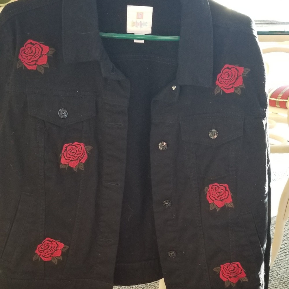 Black denim lu la Roe jacket